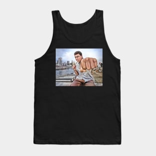 Muhammad Ali Digital Oil Painting Tank Top